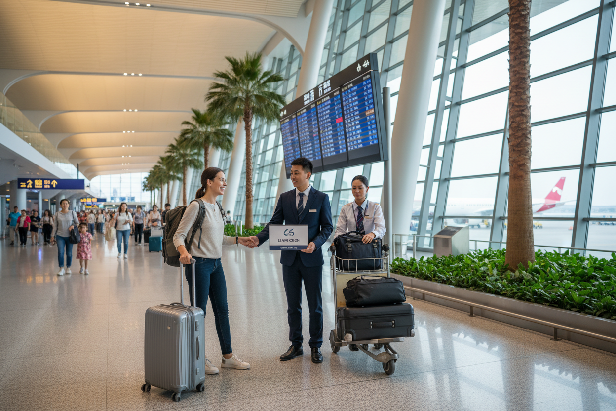 Airport transfer and arrival escort service